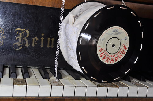 Retro vinyl taška Small Lady — foto 3