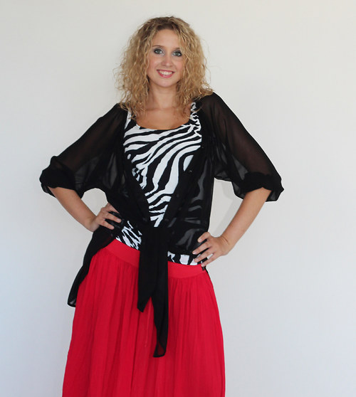 Lehká černá košile — foto 2