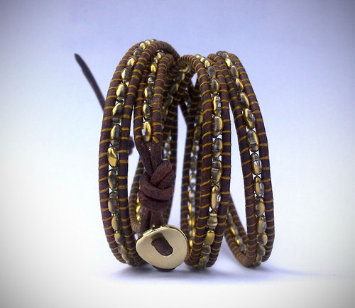 Kožený náramek Wild !SLEVA! — foto 2