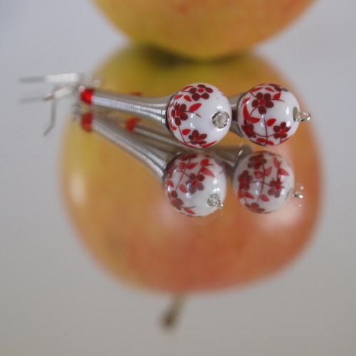 Spirály červené porcelánky — foto 5