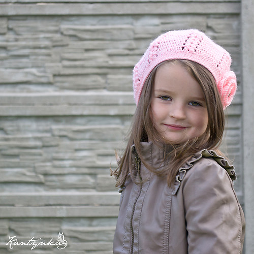 Dívčí lososový baret — foto 3