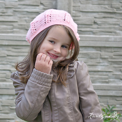 Dívčí lososový baret — foto 4