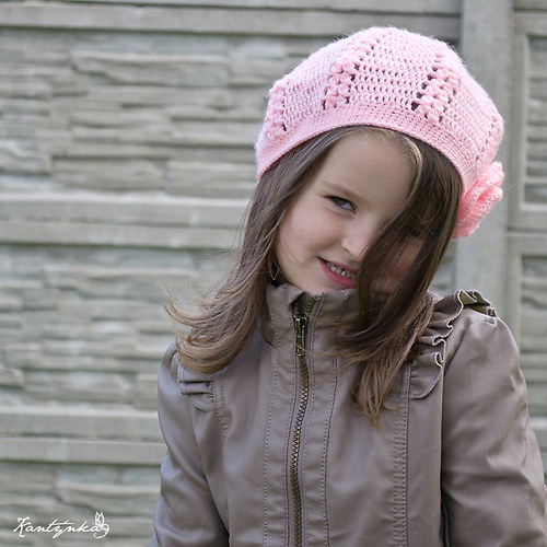 Dívčí lososový baret — foto 5