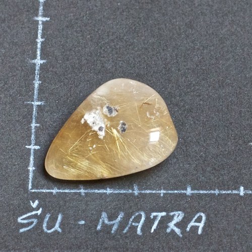 Sagenit (křišťál s rutilem) — foto 2