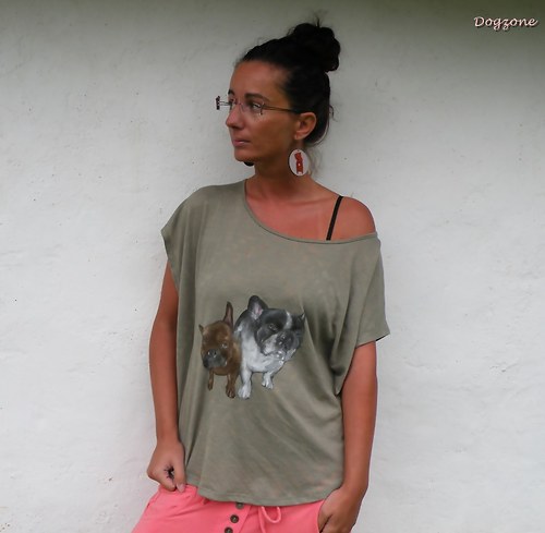 Frenchie duo.... triko — foto 2