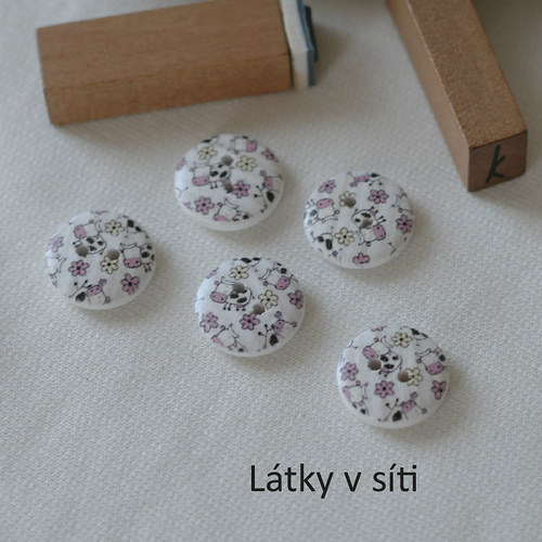Knoflík - kravičky - 2 ks — foto 2