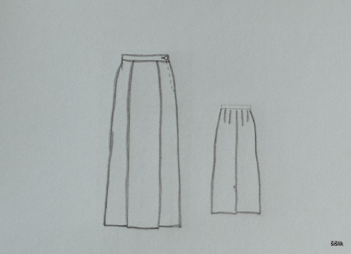 Sukně klasická -členěná — foto 2