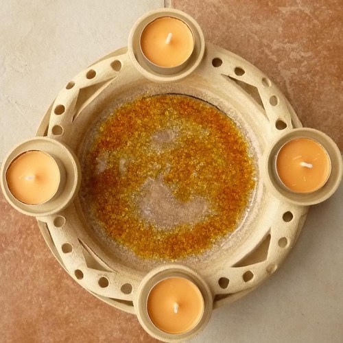 Adventní svícen - white chocolate with orange ice — foto 2
