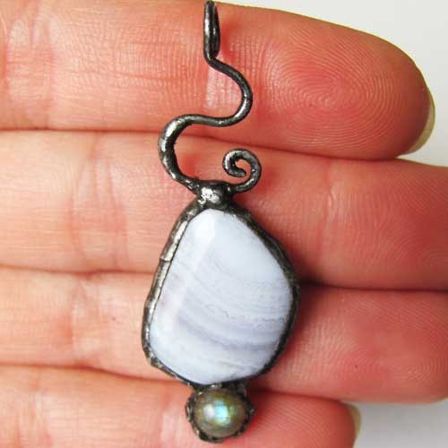 Chalcedon labradorit — foto 3