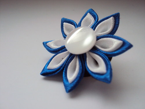 Kanzashi brož malá LUCCA — foto 2