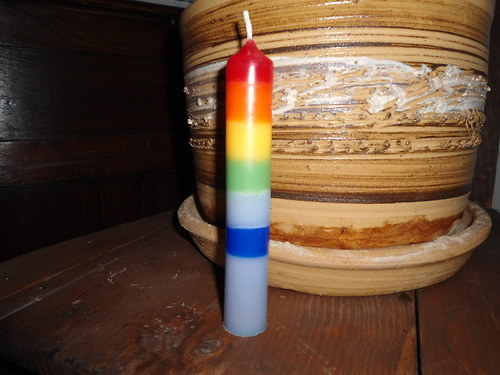 Meditační čakrová svíčka — foto 2