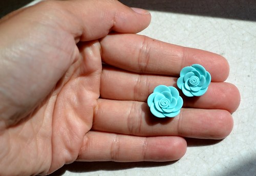 Tyrkysové mini růžičky — foto 3
