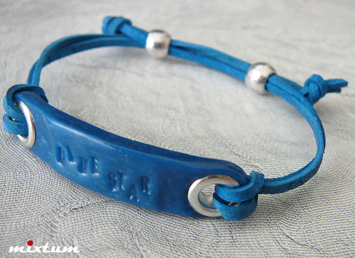 Náramek ... Blue Star — foto 3