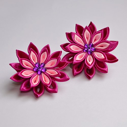 Kanzashi kytička 5 - na přání — foto 3