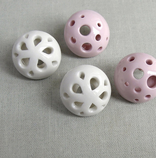 Pink porcelain (náušnice) — foto 4