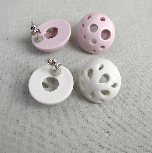 Pink porcelain (náušnice) — foto 5