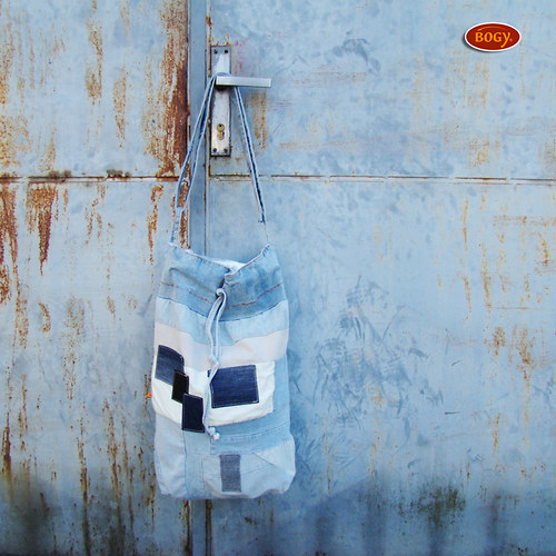 BIG BAG - velký pytlovak džínový — foto 2