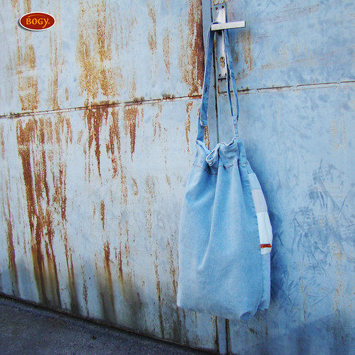 BIG BAG - velký pytlovak džínový — foto 6