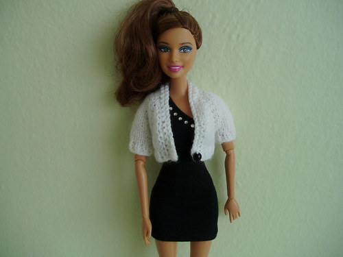 Šatičky pro Barbie+bolerko — foto 5