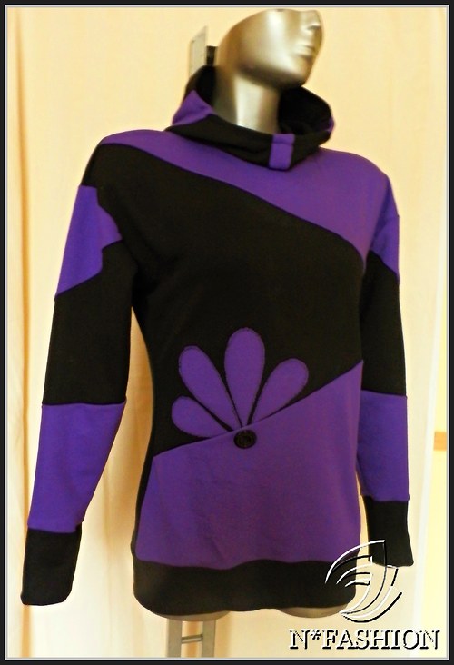 Sweatshirt with hood - " NUMBER ONE " — foto 5