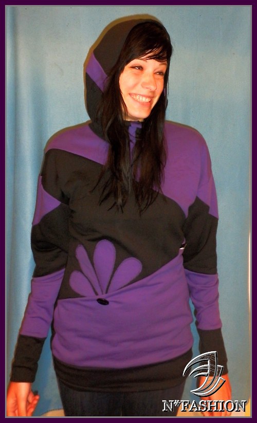 Sweatshirt with hood - " NUMBER ONE " — foto 6