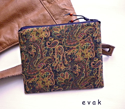 Kašmír - ornament v modré — foto 2