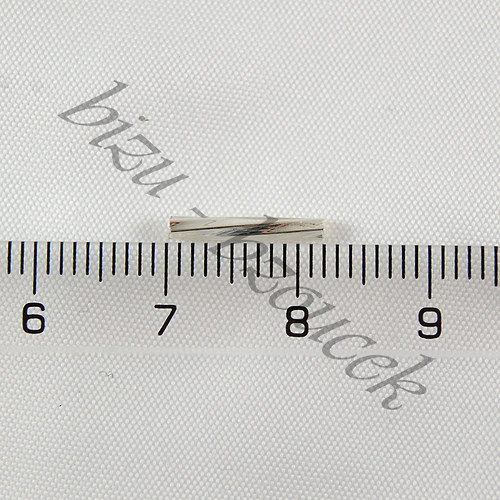 Stříbrné stočené trubičky 11mm — foto 2