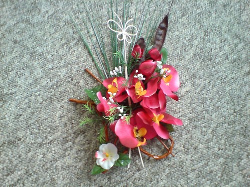 Motýl v orchidejích — foto 2