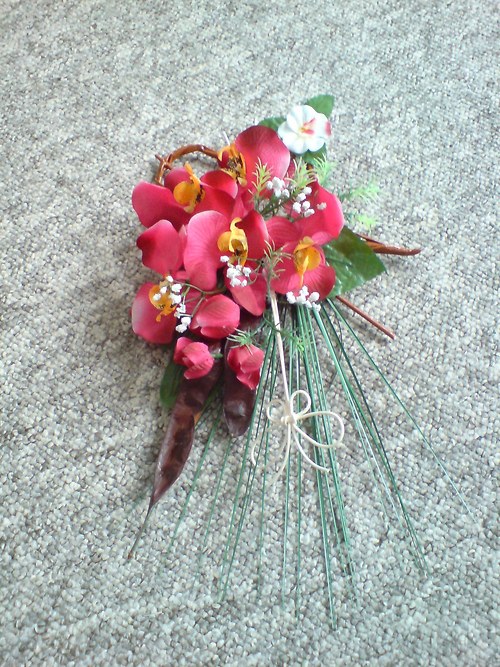 Motýl v orchidejích — foto 3
