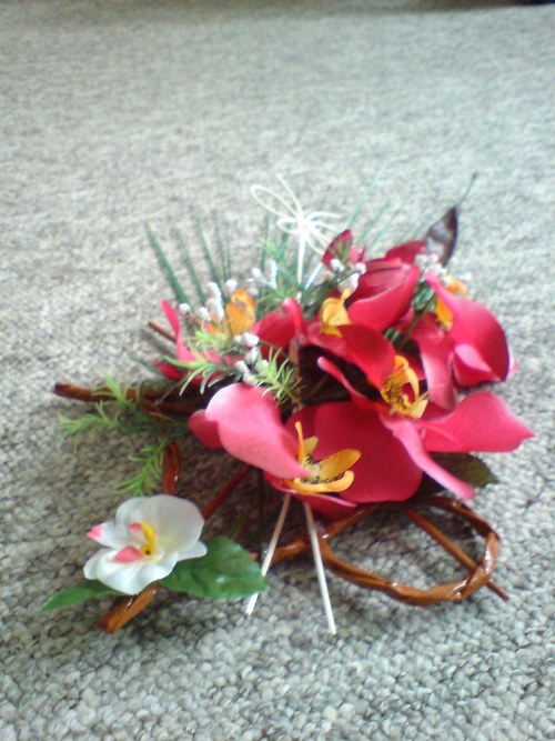 Motýl v orchidejích — foto 4