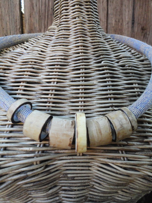 Náhrdelník textilní — foto 3