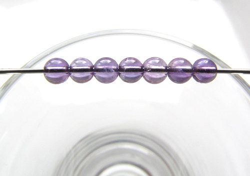 Ametyst korálek 3mm — foto 2