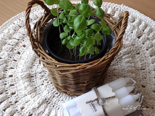 Háčkovaná prostírka /ecru/ — foto 2