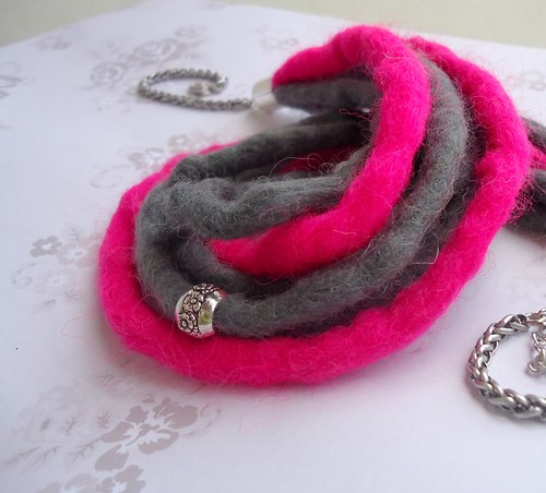 Náhrdelník " Pink Wave " — foto 5