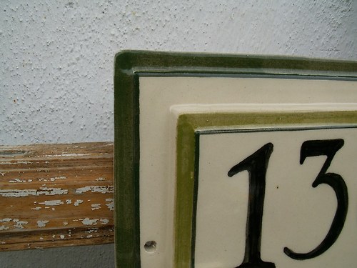 Keramické domovní číslo — foto 2