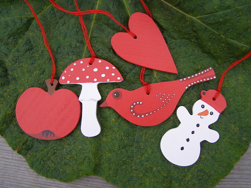 Potěšílek - ozdobičky do červena laděné — foto 2