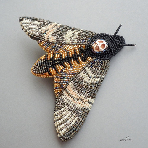 Brož "Acherontia atropos" — foto 3