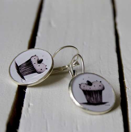 NAUŠNICE typ č.2 - Muffinka . — foto 3