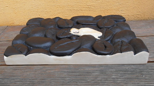 Kávová zrna ( dřevořezba) — foto 3