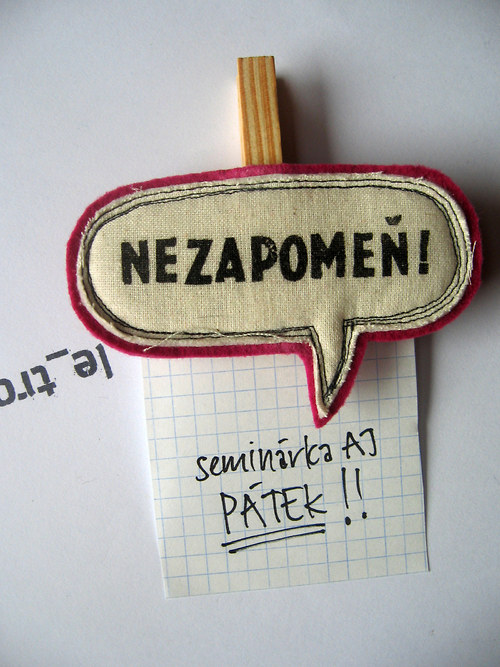 NEZAPOMEŇ! kolíček, jeden tmavěmodrý — foto 2