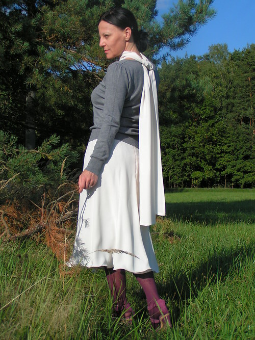 Sukně a šála - šifon — foto 2