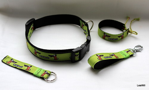 Obojek taft 2,5cm maliňák — foto 3