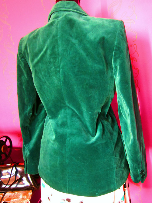 Sáčko green velvet — foto 4