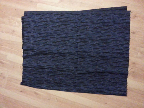 Modročerný polyester — foto 2
