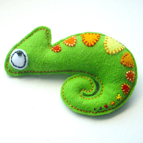 Zelený chameleonek — foto 2