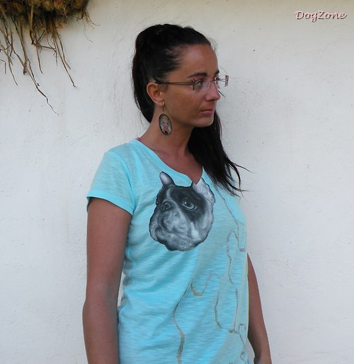 French bullie .... triko — foto 3