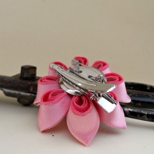 Kanzashi spona/brož Pinkuno — foto 3