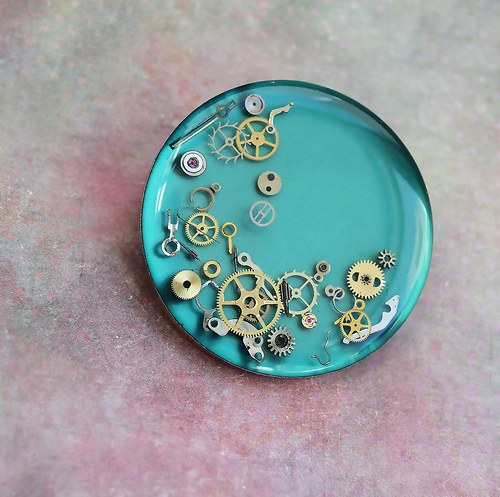 Light blue brooch — foto 2