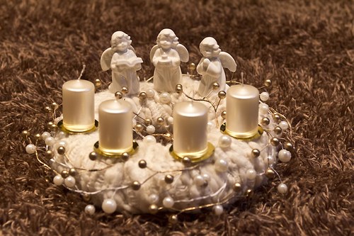 Adventní věnec s andílky — foto 2