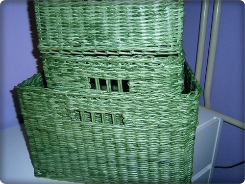 Sada košů v zeleném tónu... — foto 2